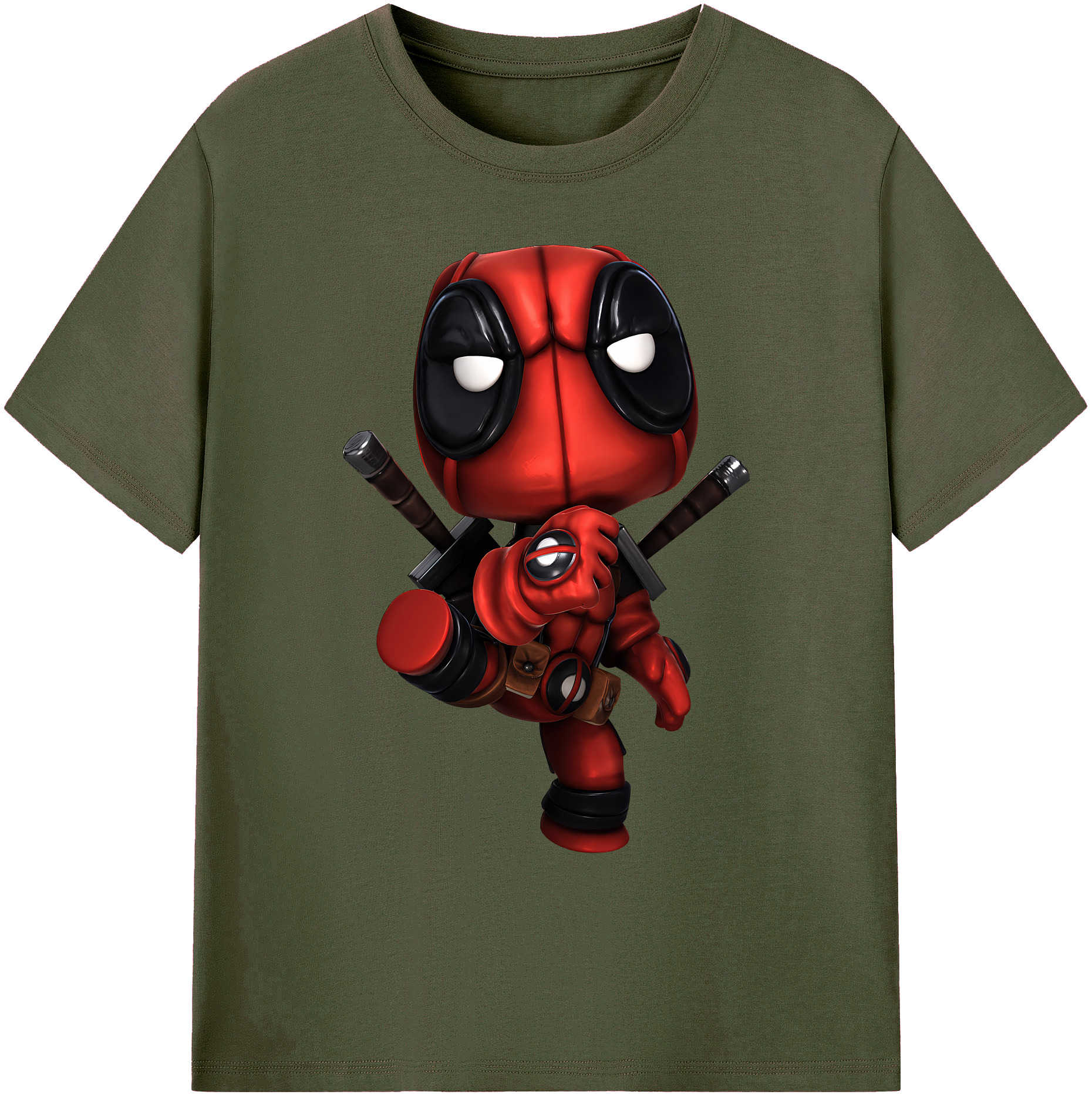 （画像用） Deadpool デッドプール 綿100％ メンズ半袖Tシャツ｜肌触りやわらか＆通気性